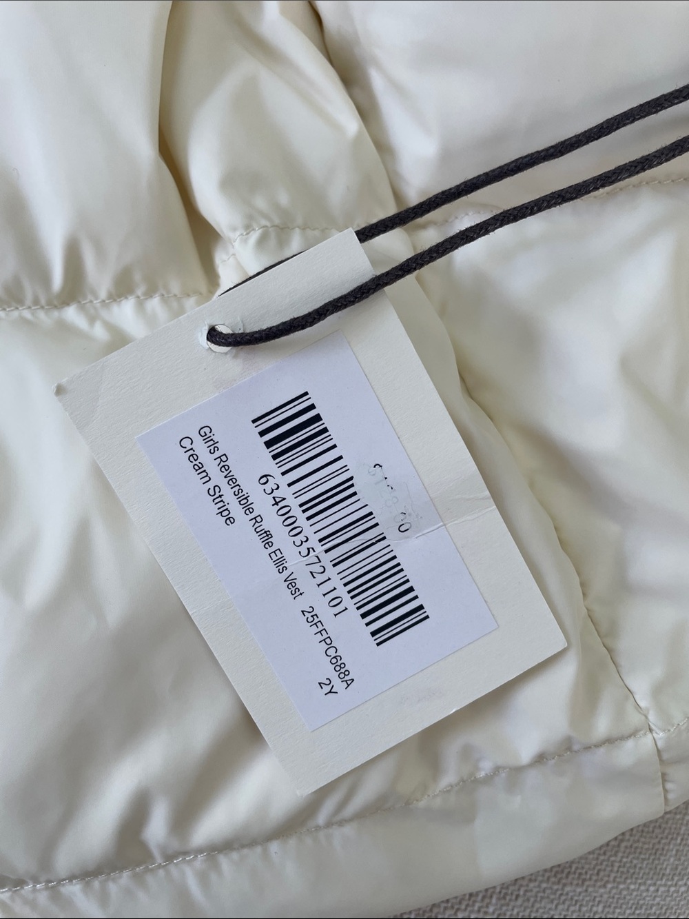 NWT Reversible Ruffle Ellis Vest - Picture 4 of 5